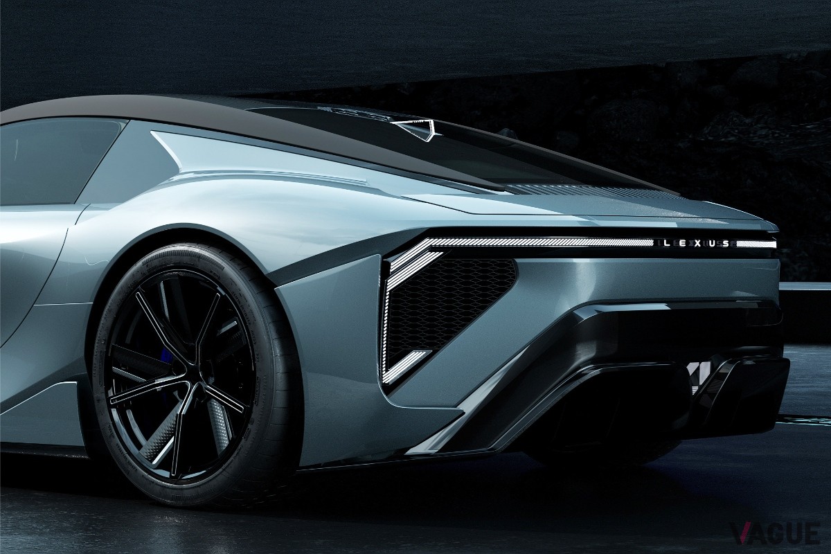 米国カリフォルニア州ペブルビーチに展示された「レクサス・スポーツ コンセプト」