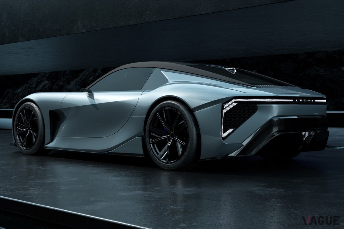 米国カリフォルニア州ペブルビーチに展示された「レクサス・スポーツ コンセプト」