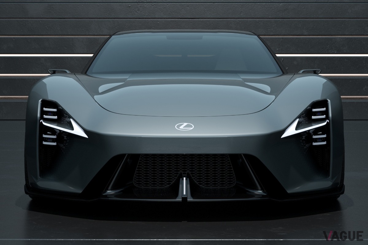 米国カリフォルニア州ペブルビーチに展示された「レクサス・スポーツ コンセプト」