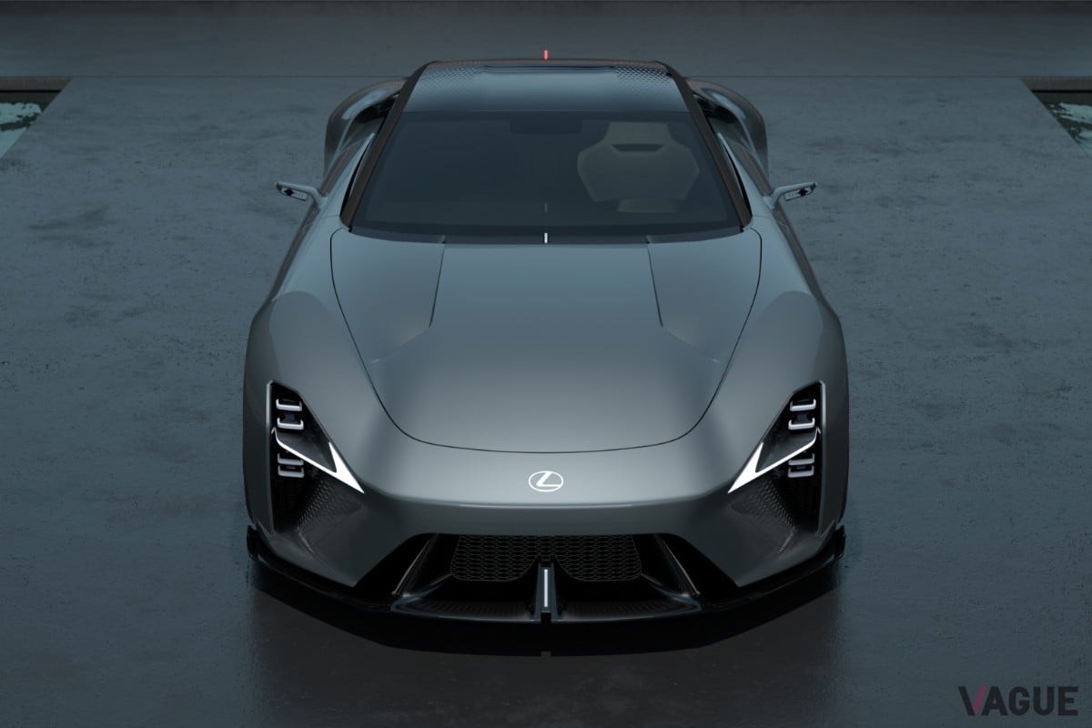 米国カリフォルニア州ペブルビーチに展示された「レクサス・スポーツ コンセプト」
