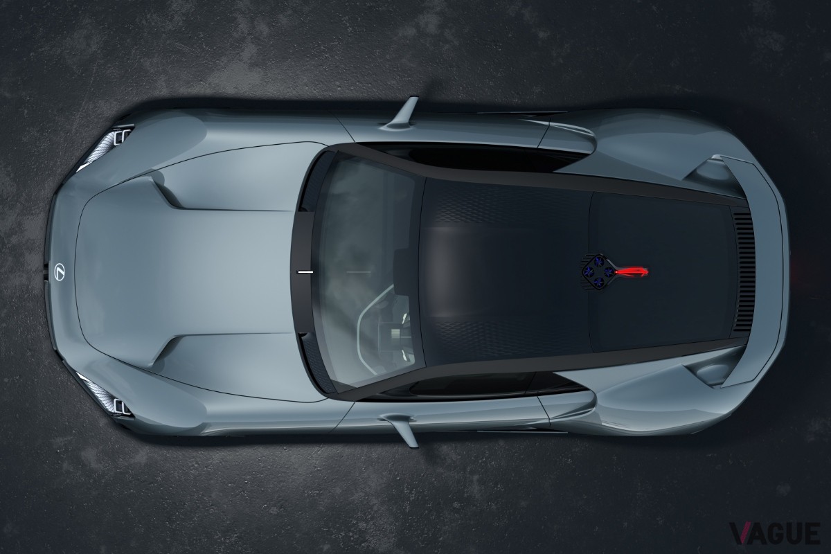 米国カリフォルニア州ペブルビーチに展示された「レクサス・スポーツ コンセプト」