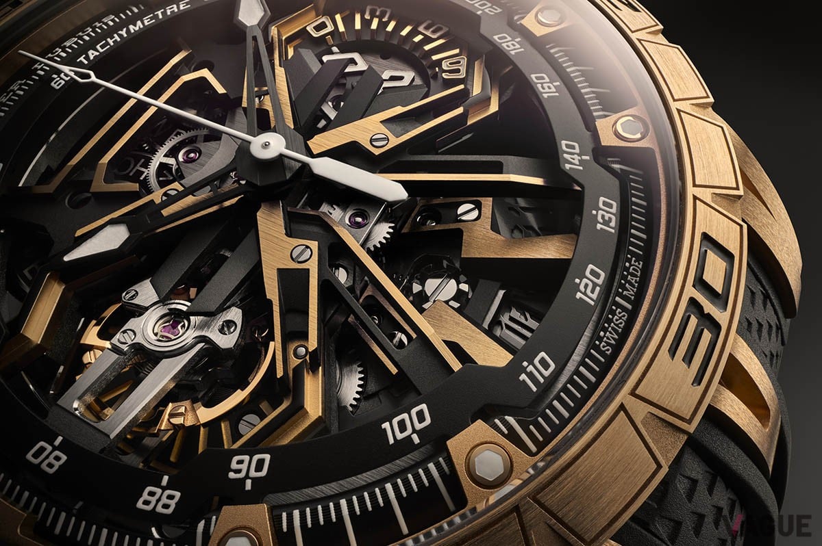 最新キャリバーRD780を象徴する機構であるコラムホイール。機能性と審美性の両面において本モデルの価値を高める重要なコンポーネントだ