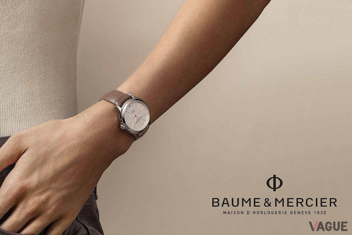 ボーマティック搭載モデル初のレディースとして展開する34mm径の新作「クリフトン」。男女ペアでも揃えたくなる