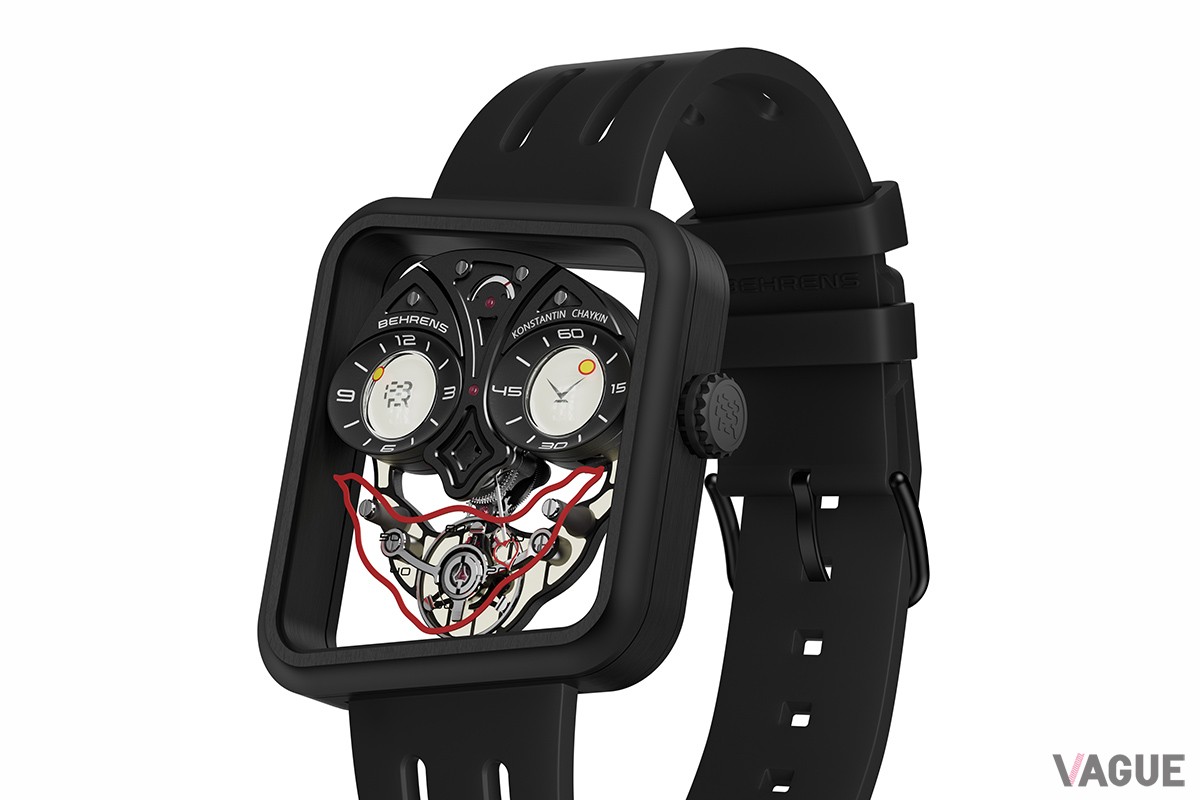 「BEHRENS × Konstantin Chaykin “Ace of Heart”」ブラックカーボン（品番：BHR033SCFBK、50本限定、220万円 消費税込）