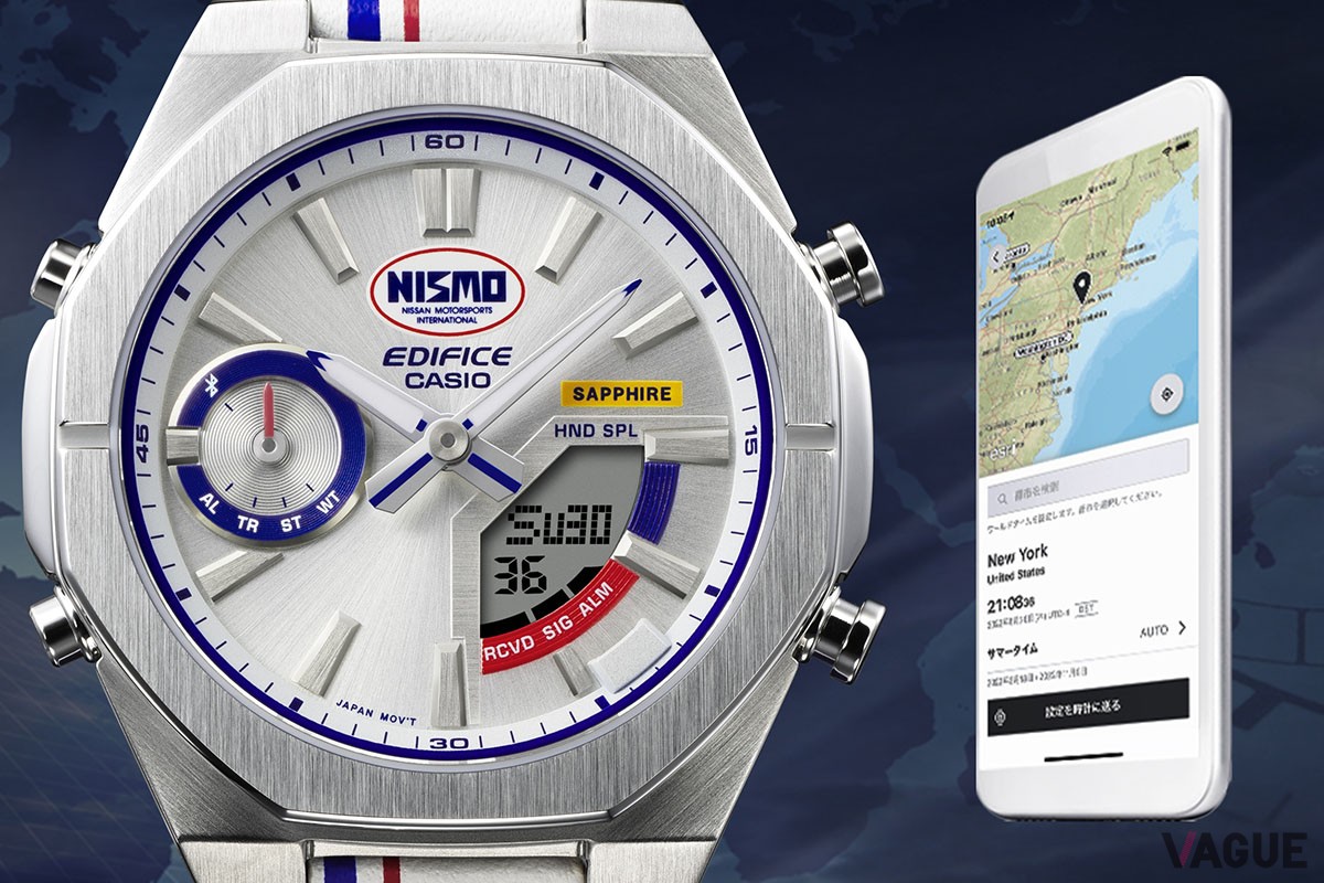 スマートフォンリンク機能を搭載し、時刻修正やスマホからの設定操作、時計からスマホを探すなどの便利機能が充実