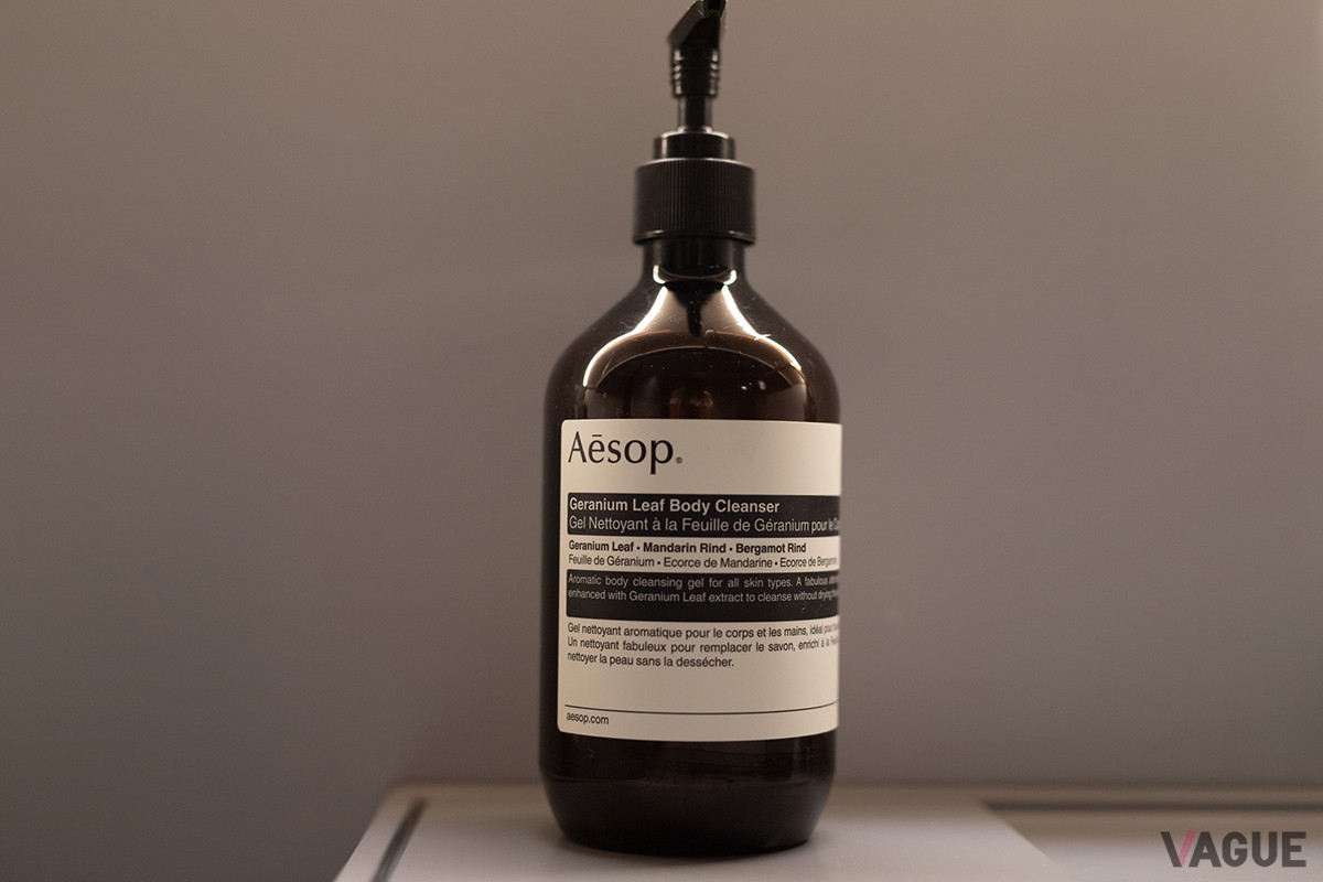 アメニティには品質に定評のあるAesop製品を採用