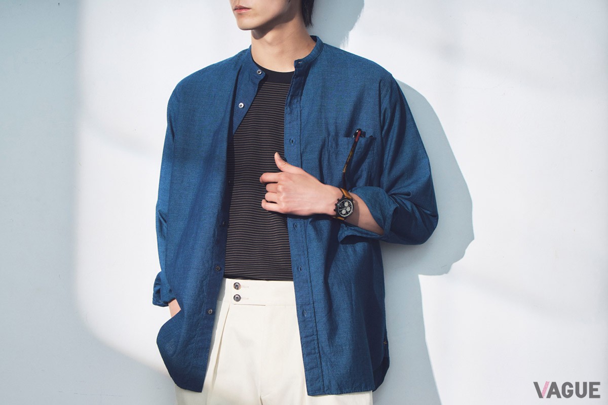 クロノグラフだけど便利でポップ。knotらしい親しみやすさで万人の腕に馴染む