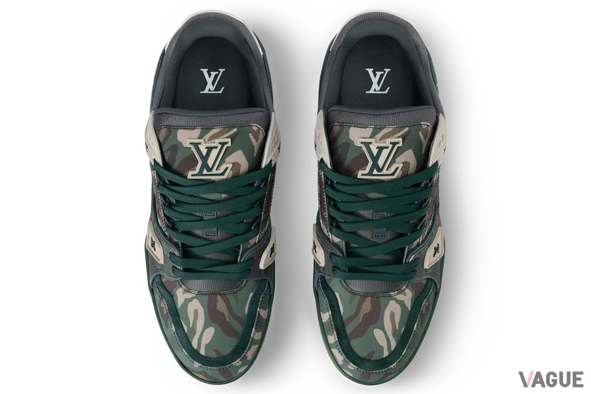 LV トレイナー スニーカー（LV カモフラージュ・パターンをプリントしたテクニカルキャンバス）：21万8900円