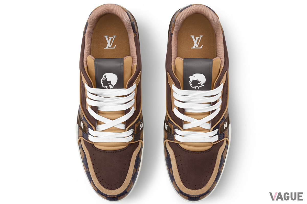 LV トレイナー スニーカー（ヌバックレザー、ダミエ・キャンバス）：21万8900円