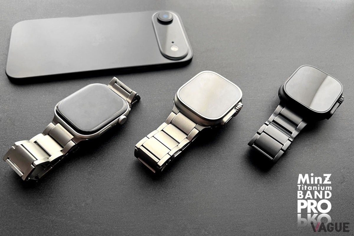 シリーズ初となるフルチタニウム仕様の最新チタニウムバンド「MinZ Titanium BAND PRO」