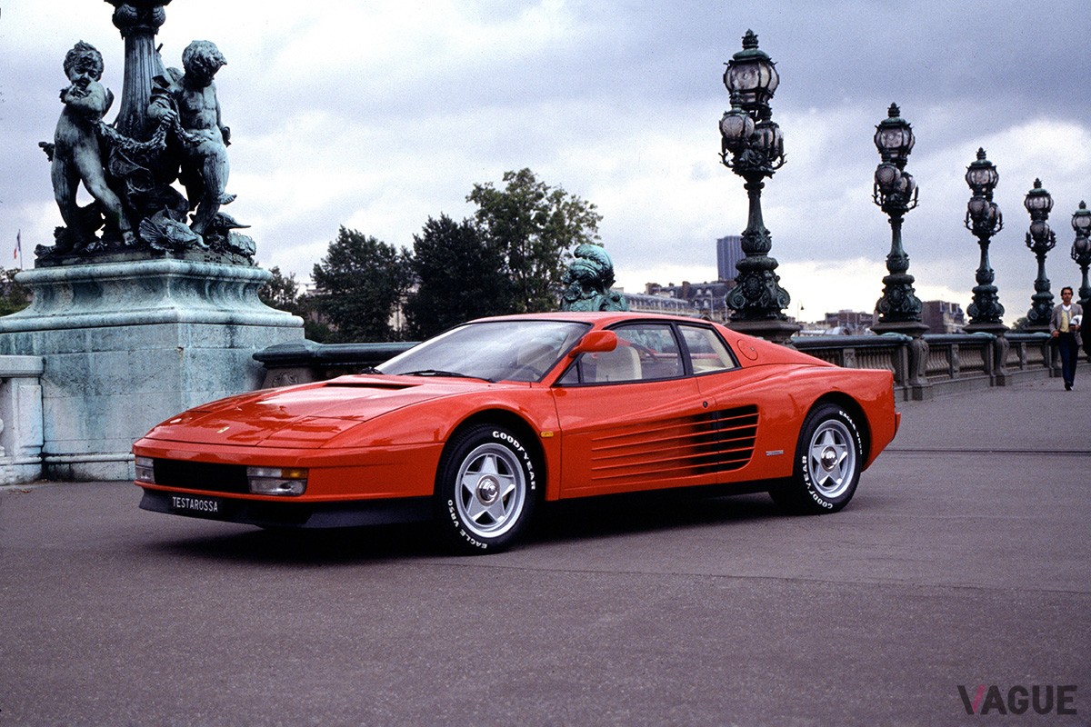 「512BBi」の後継車として1984年に発表されたフェラーリ「テスタロッサ」