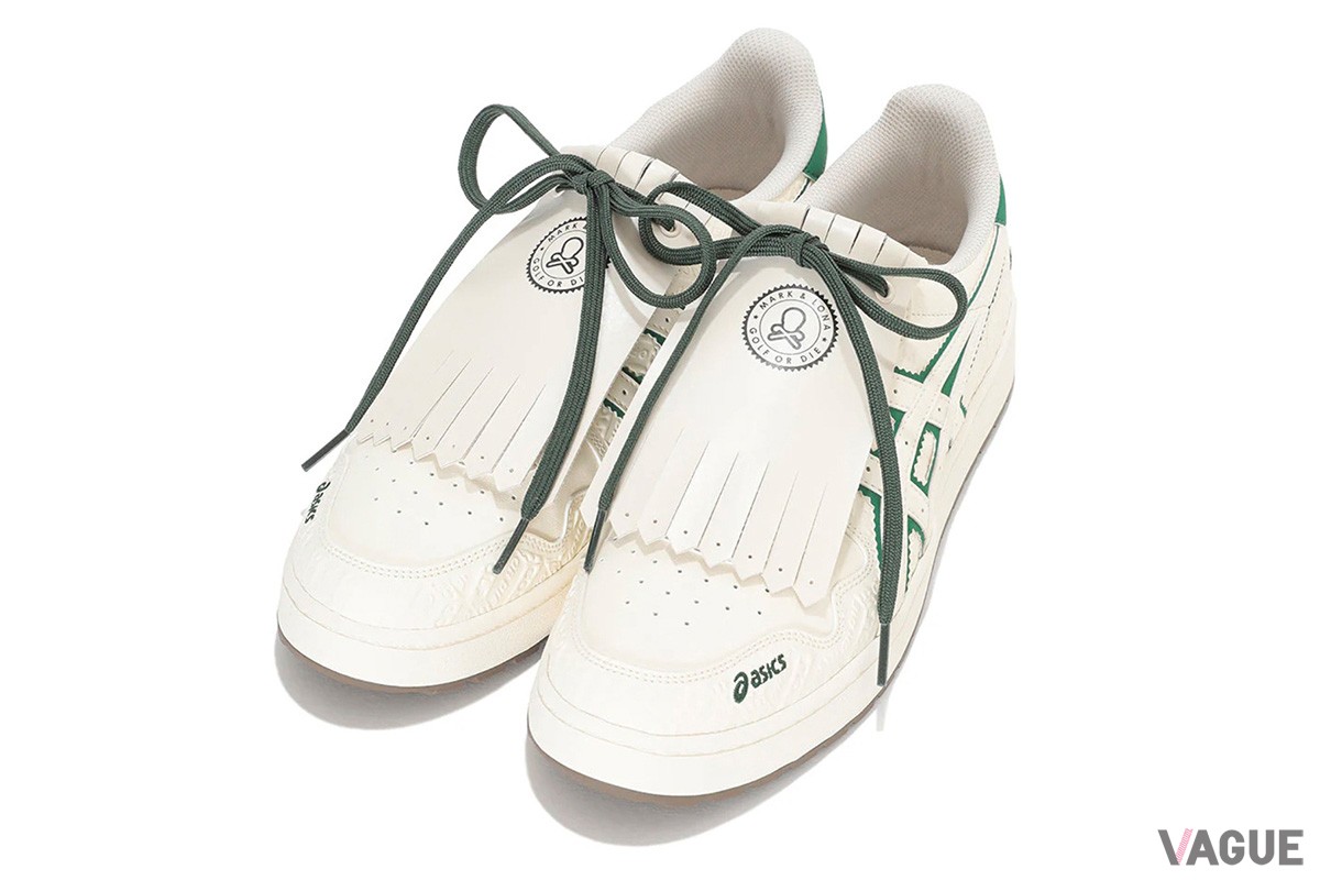 アシックスとのコラボにより誕生したマークアンドロナのゴルフシューズ「Tassel Striders」