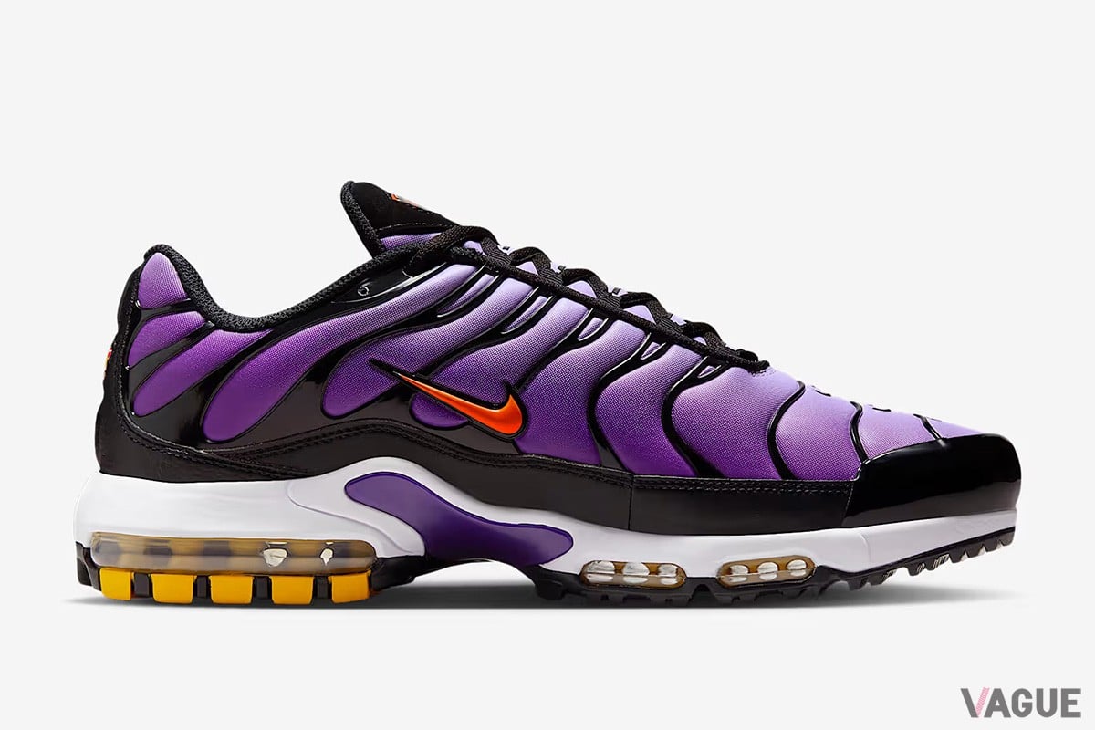 「ナイキ エア マックス プラス G」にパープルのグラデーションカラーが目を惹く新色が登場