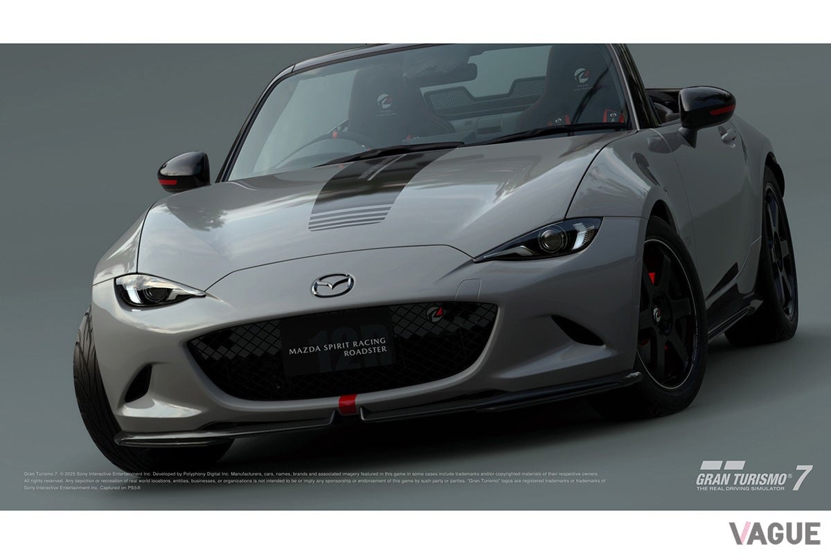 正式発表前にもかかわらず『グランツーリスモ７』に収録されたマツダ「MSR ロードスター 12R」