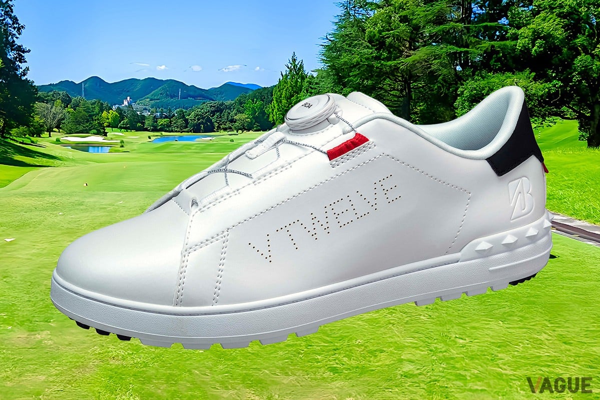 新品未使用★V12×ブリジストンのコラボゴルフシューズ 新品】ブリヂストン【V TWELVE (V12)】限定発売コラボゴルフ