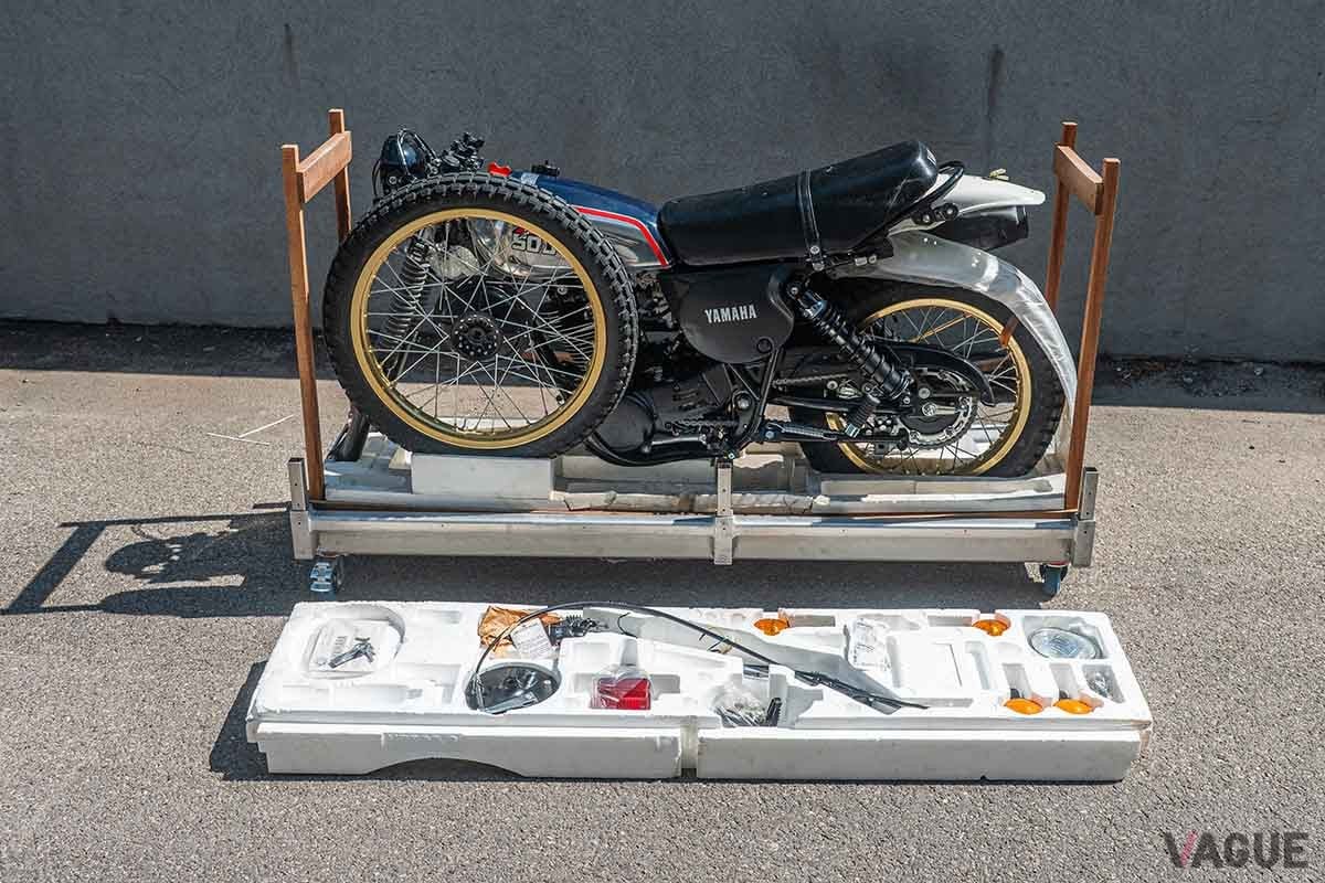 オークションに出品された1988年式ヤマハ「XT500」Loic Kernen(c)2025 Courtesy of RM　Sotheby's