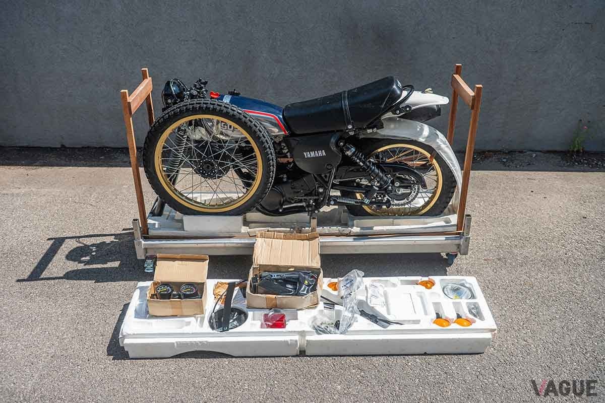 オークションに出品された1988年式ヤマハ「XT500」Loic Kernen(c)2025 Courtesy of RM　Sotheby's