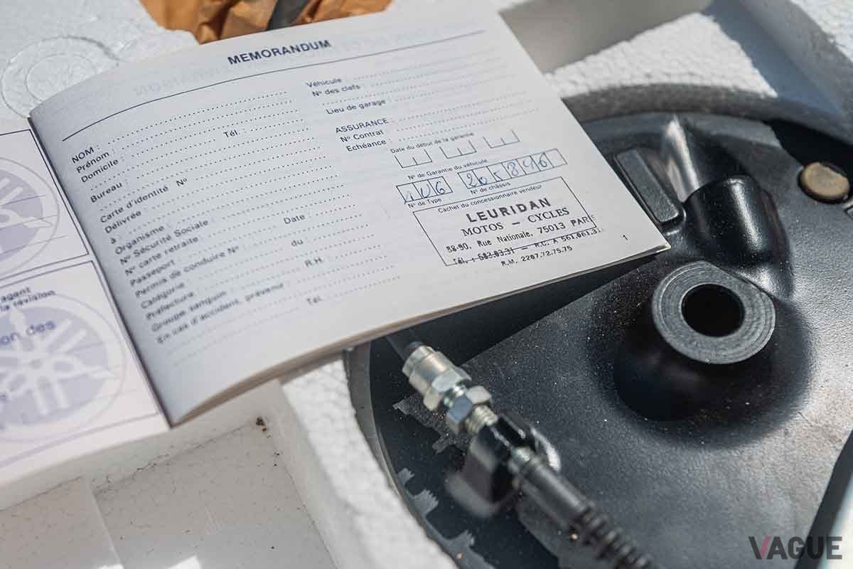 オークションに出品された1988年式ヤマハ「XT500」Loic Kernen(c)2025 Courtesy of RM　Sotheby's