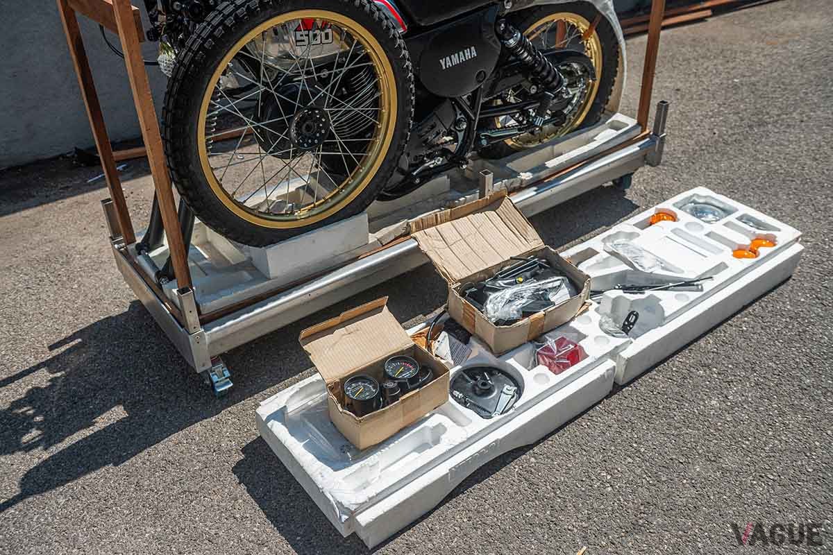 オークションに出品された1988年式ヤマハ「XT500」Loic Kernen(c)2025 Courtesy of RM　Sotheby's