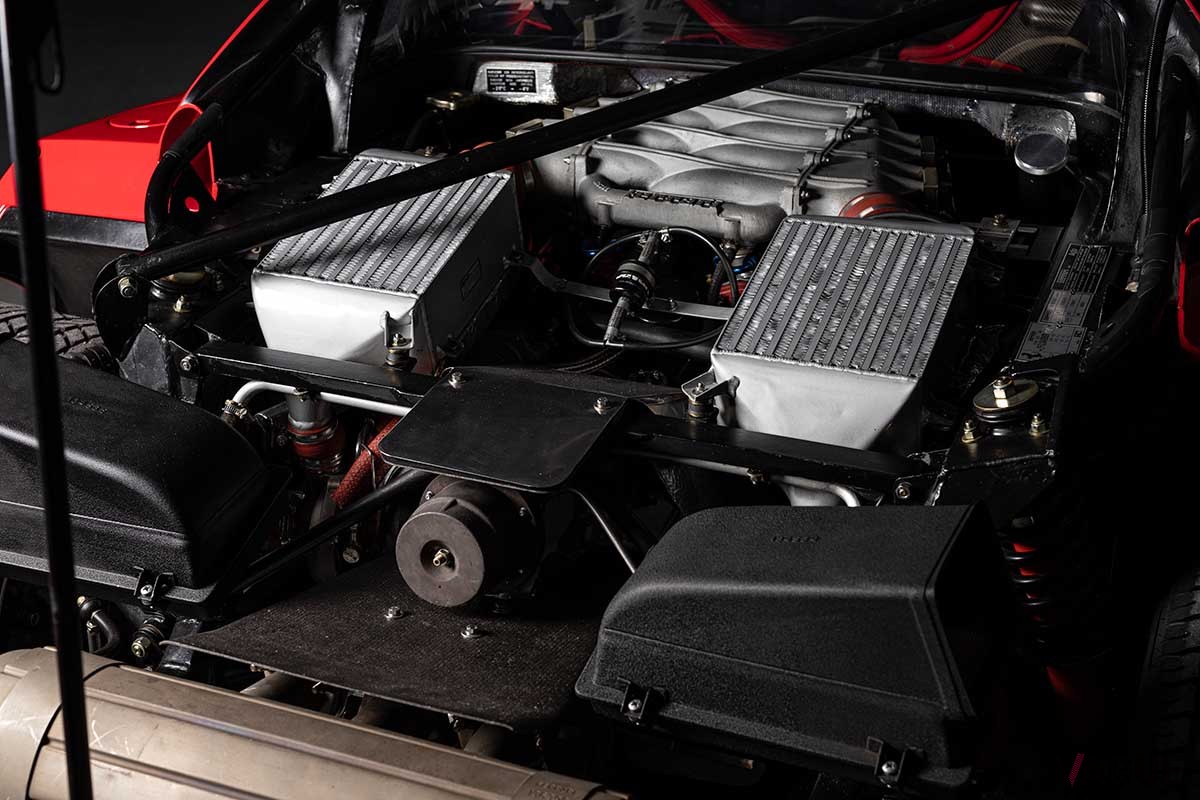 オークションに出品予定の1989年式フェラーリ「F40」Nail Fraser(c)2025 Courtesy of RM Sotheby's