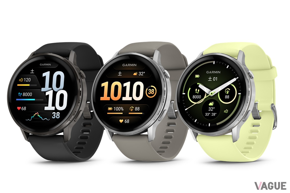 「Garmin Venu 4 45mm」（7万9800円、消費税込）スレート／ブラックモデルはベゼルやバックルまでブラック塗装で仕上げたオールブラック仕様