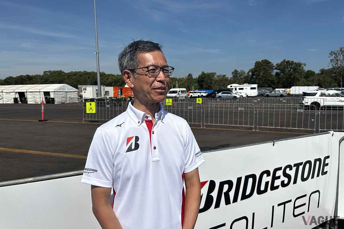 ブリヂストンの常務役員で、グローバルモータースポーツ管掌の今井 弘さんに話を聞いた