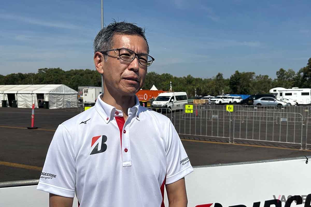 ブリヂストンの常務役員で、グローバルモータースポーツ管掌の今井 弘さんに話を聞いた