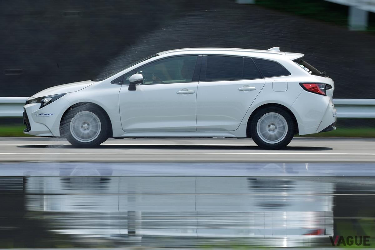 ミシュラン新「クロスクライメート3」試走会の様子