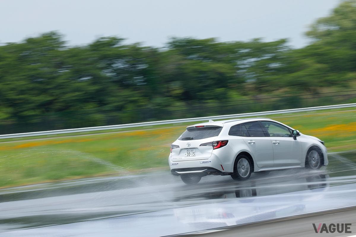 ミシュラン新「クロスクライメート3」試走会の様子