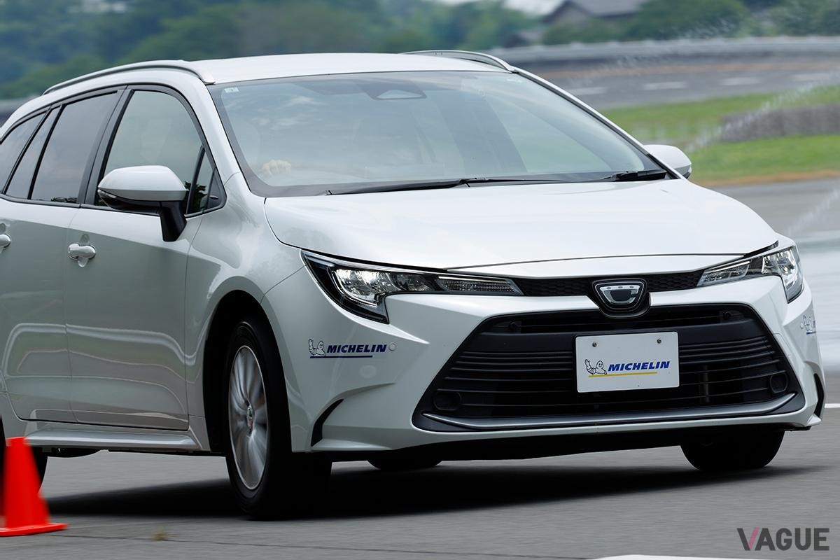 ミシュラン新「クロスクライメート3」試走会の様子