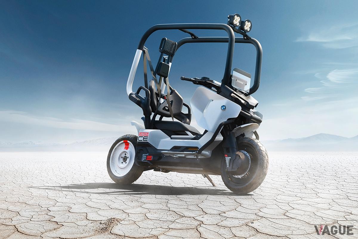 IAAモビリティ2025で世界初公開されるBMWモトラッド「ビジョンCE」