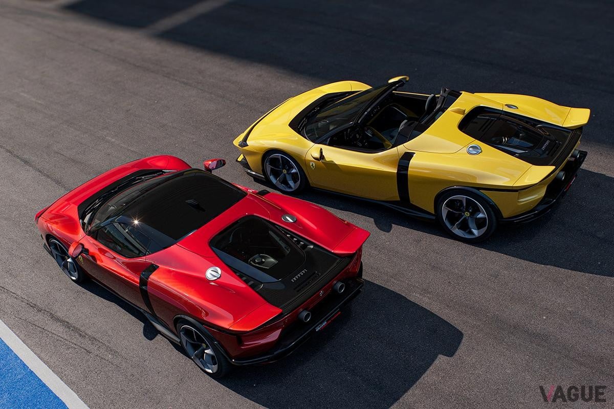 世界初公開されたフェラーリ新型「849テスタロッサ」（ベルリネッタ）と新型「849テスタロッサ スパイダー」