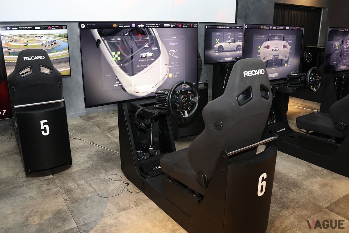 ポリフォニーデジタル社の東京スタジオで『グランツーリスモ７』に収録されたマツダ「MSR ロードスター 12R」に試乗