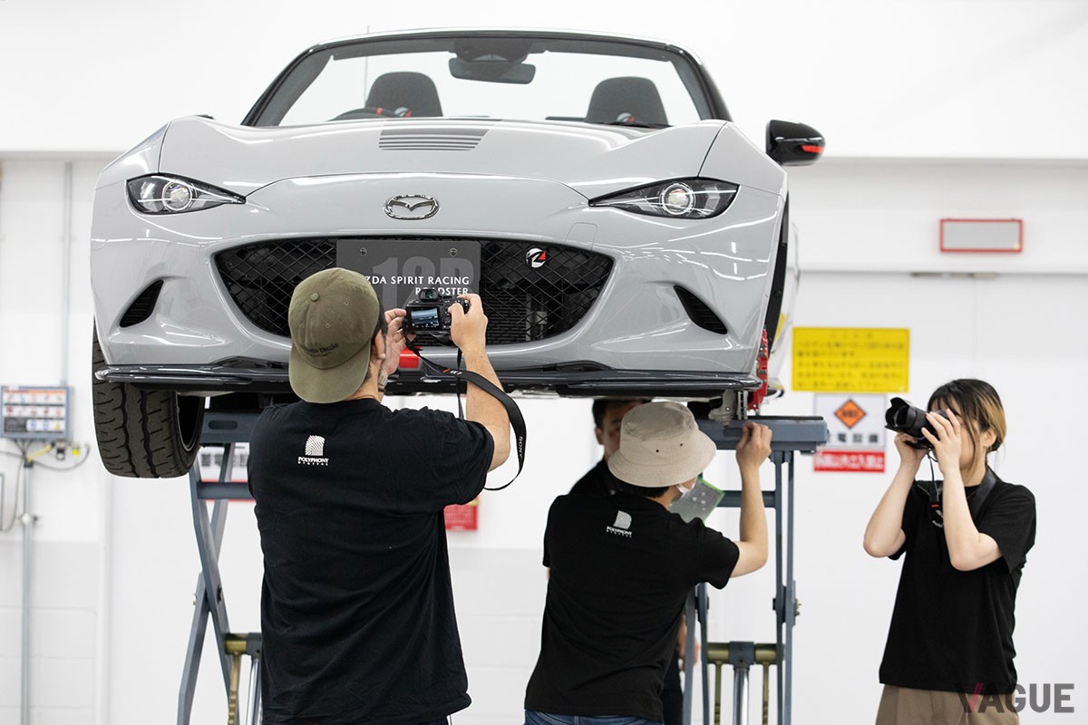 ポリフォニーデジタルの制作チームは「12R」の撮影を実施。スチール＆ムービーの撮影に加え、重要な3Dスキャンや集音などをおこなった