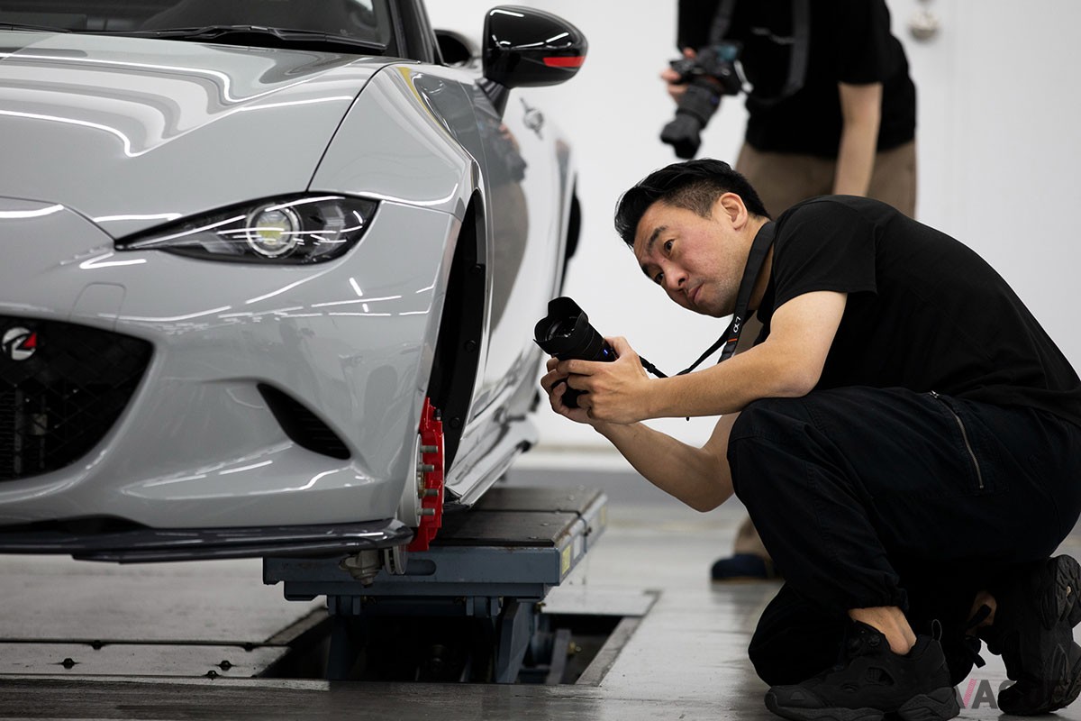 ポリフォニーデジタルの制作チームは「12R」の撮影を実施。スチール＆ムービーの撮影に加え、重要な3Dスキャンや集音などをおこなった