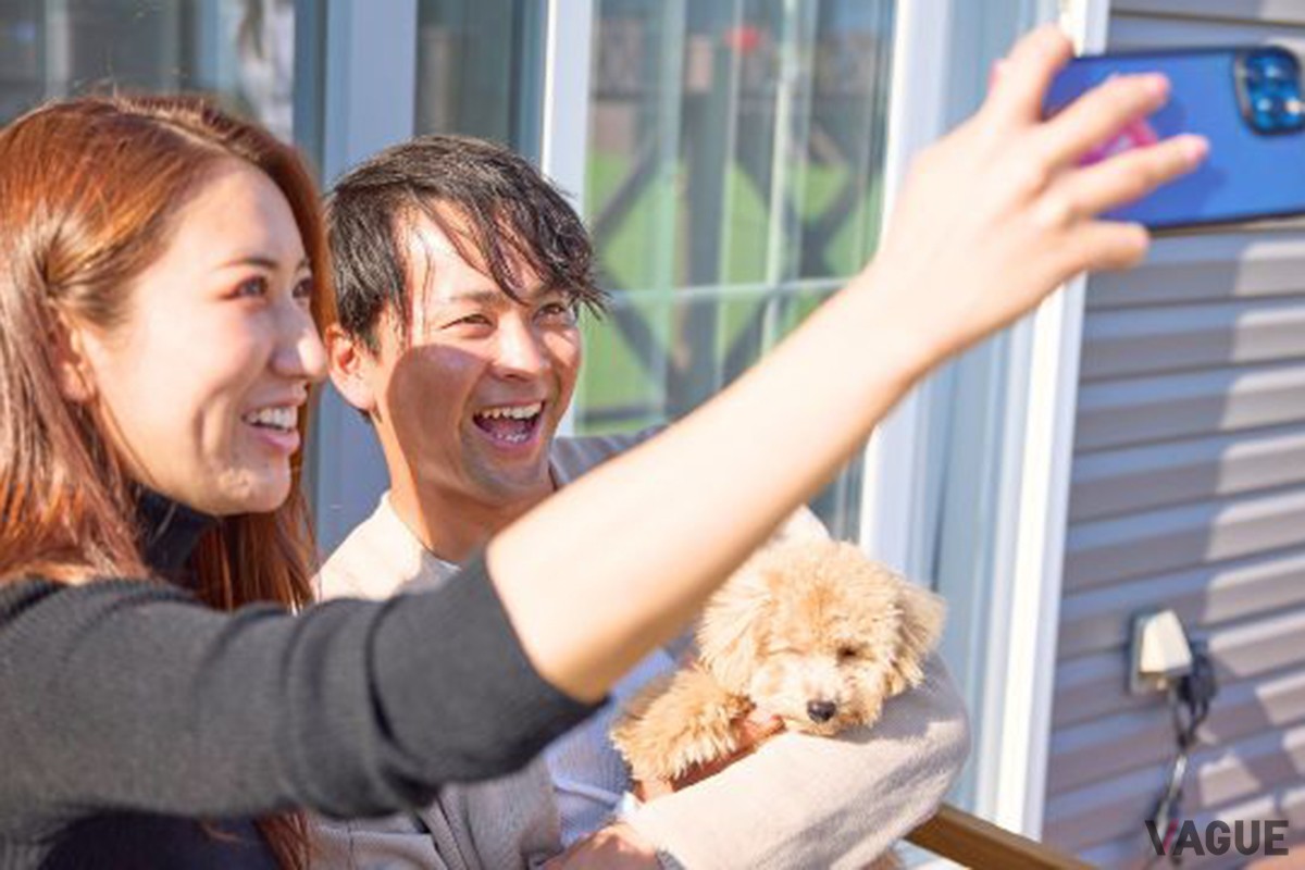 大切な愛犬と一緒にのびのびと過ごす