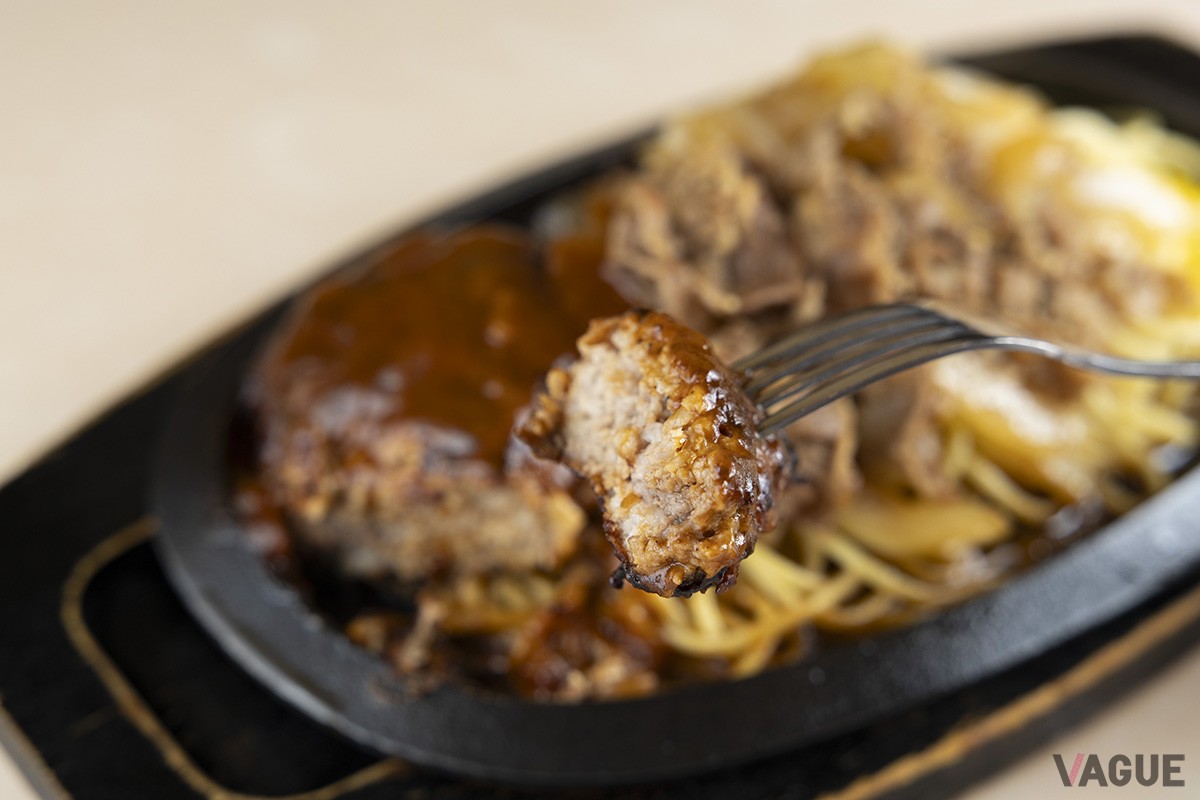 どこか懐かしい美味しさのハンバーグ。ホッとする美味しさ