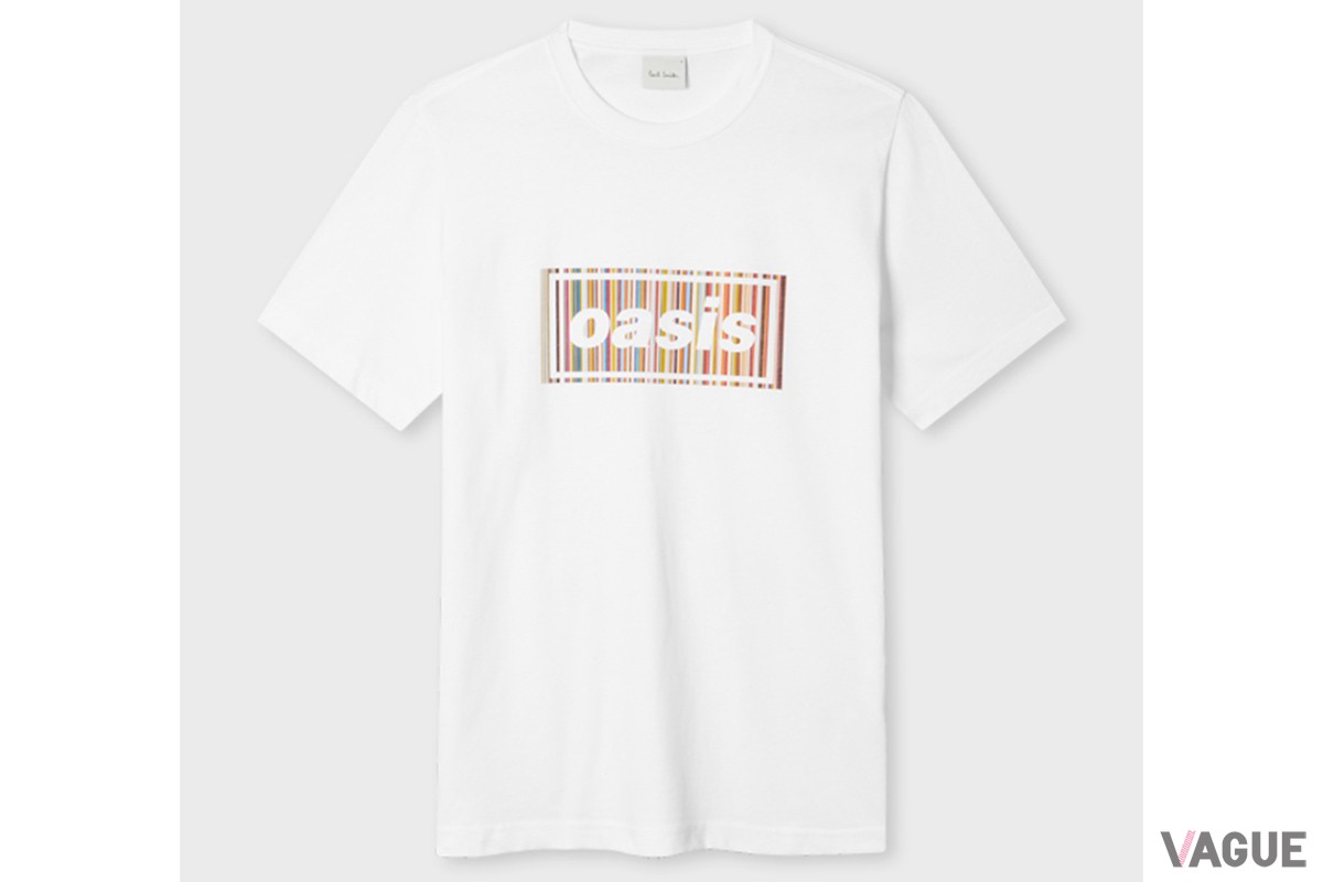 Paul Smith×Oasis シグネチャーストライプロゴ Tシャツ：1万6500円
