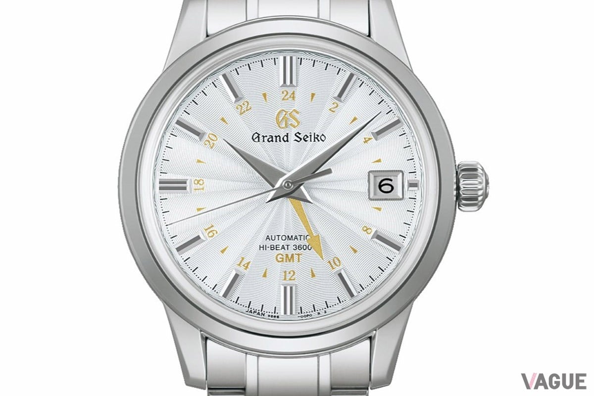 新たな和光限定モデルは「ダイヤモンド」がテーマ。ペールグレーのダイヤルに放射状の型打ちパターンを施して、ダイヤモンドのようなきらめきを表現している