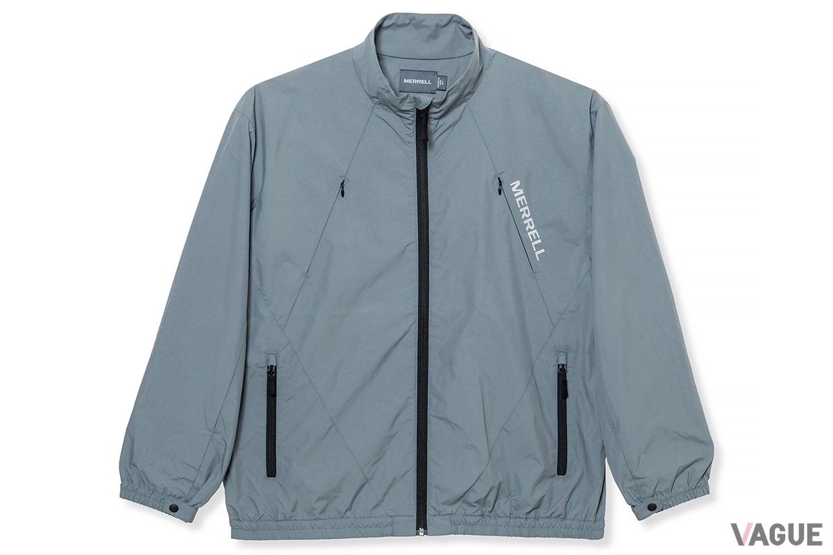 ナイロン ジップアップ ジャケット ベント（GREY）：2万2000円