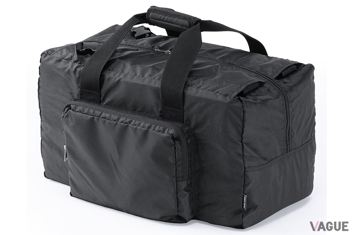 2WAY折りたたみボストンバッグ「200-BAGBP036BK」：3980円