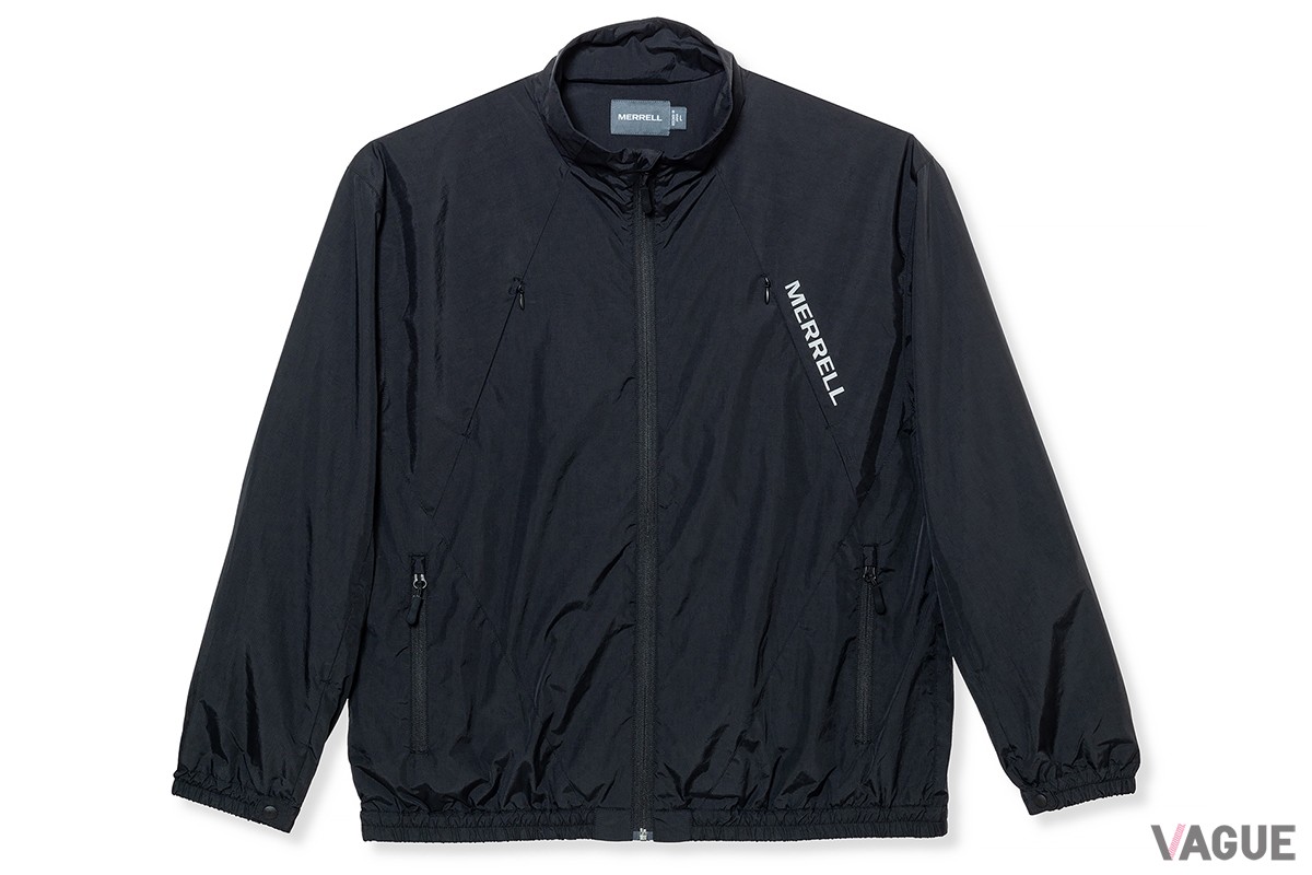 ナイロン ジップアップ ジャケット ベント（BLACK）：2万2000円