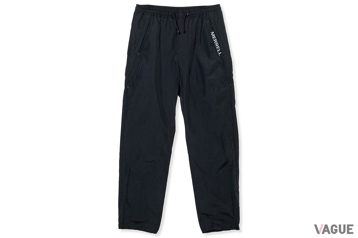 ナイロン ジップアップ パンツ（BLACK）：1万9800円