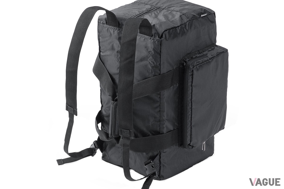 2WAY折りたたみボストンバッグ「200-BAGBP036BK」：3980円