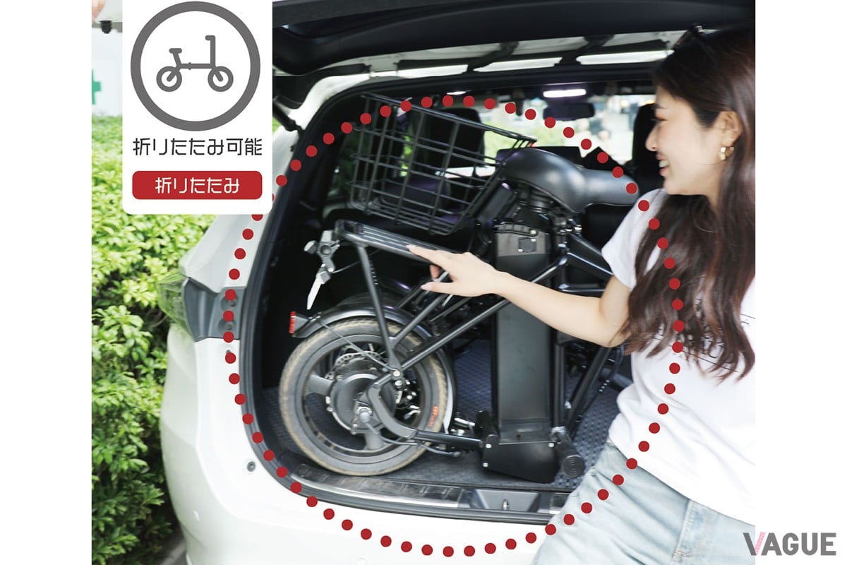 軽自動車やコンパクトカーのトランクにもラクラク収納