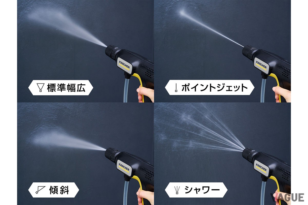 豊富なアタッチメント
