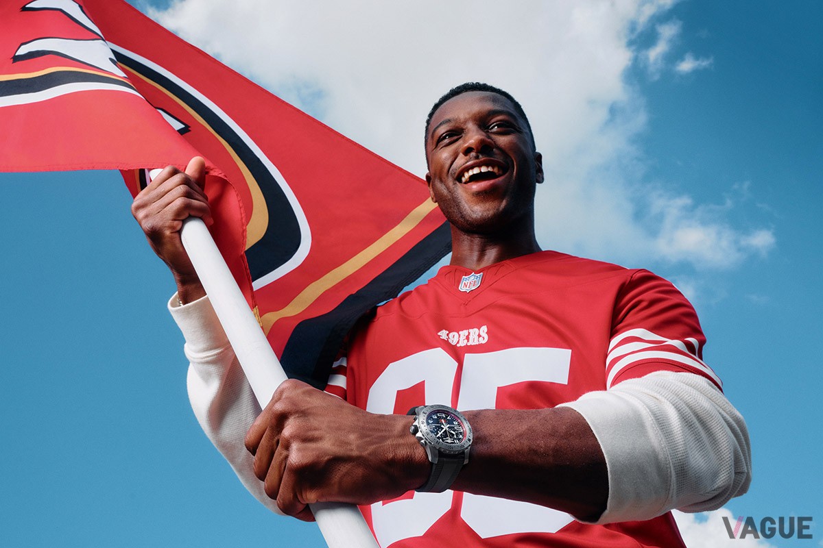 NFLが高級腕時計ブランドとパートナーとなるのは今回が初。ぜひとも観戦する際には腕に巻いておきたい