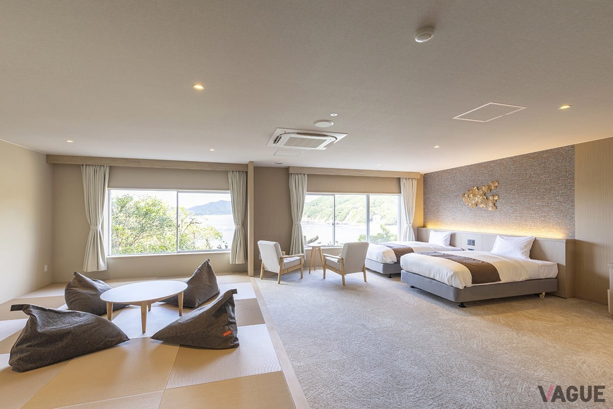 オーシャンビューを満喫できる客室