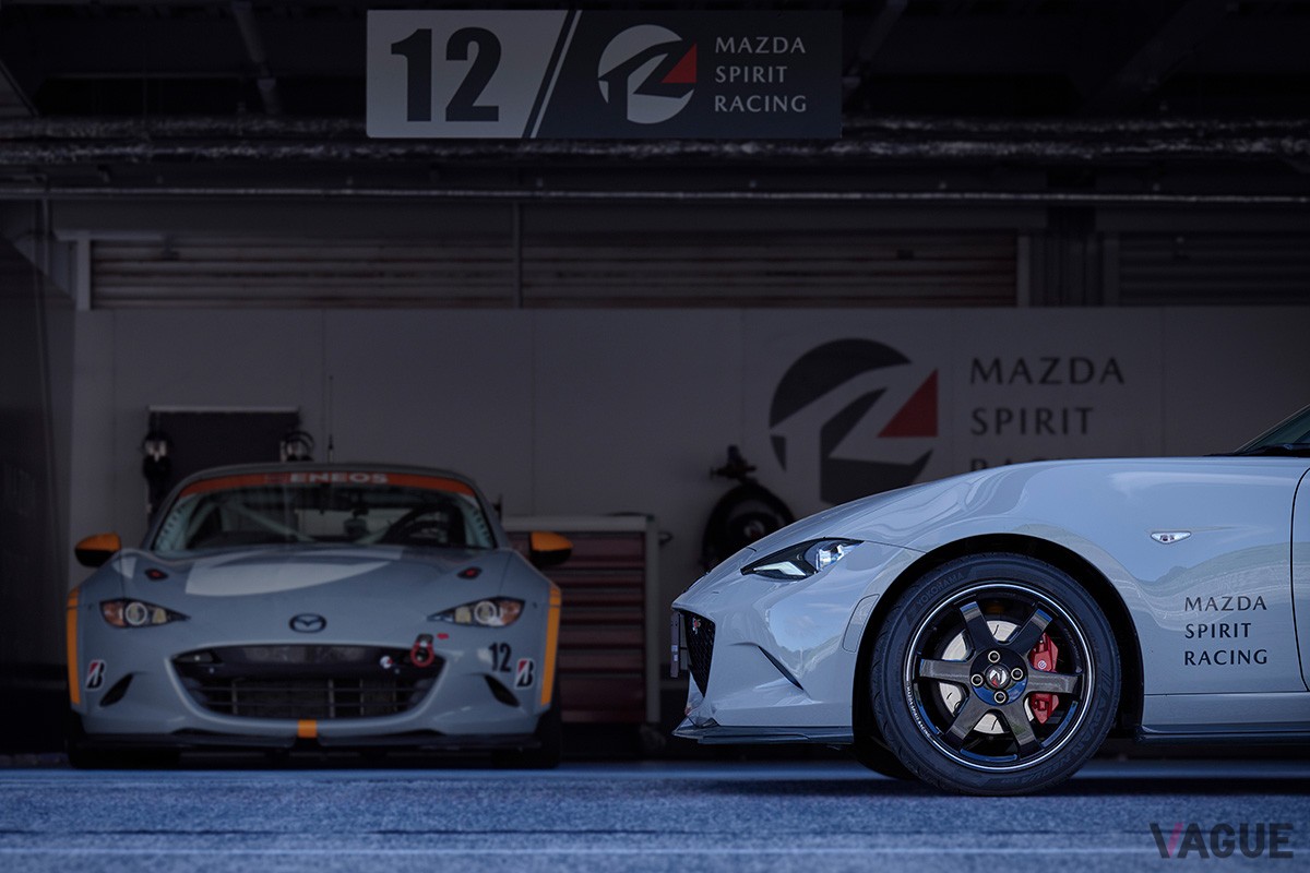 「スーパー耐久」に参戦する「12号車」の技術とノウハウをフィードバックした「MSRロードスター 12R」