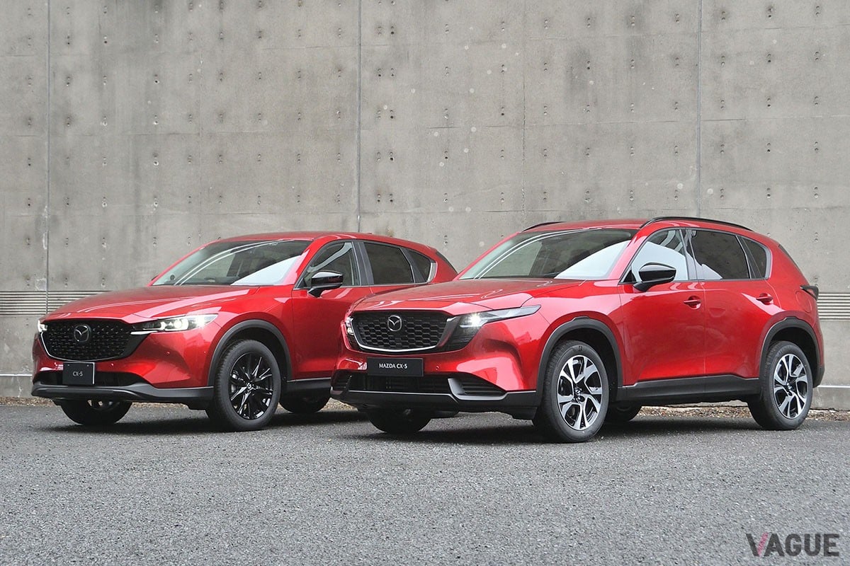 マツダ新型「CX-5」（欧州仕様）と現行モデル